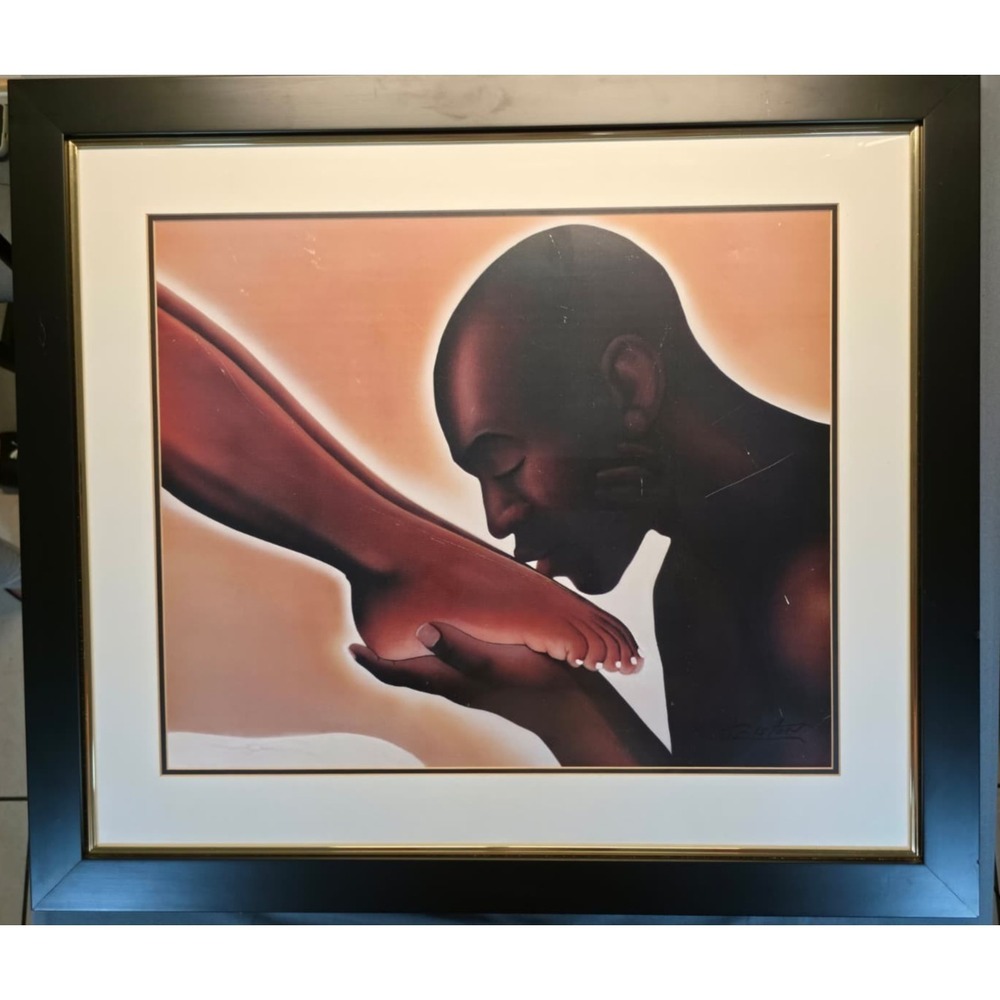 My Queen - an African American, Black Art Print by Charles Elston.